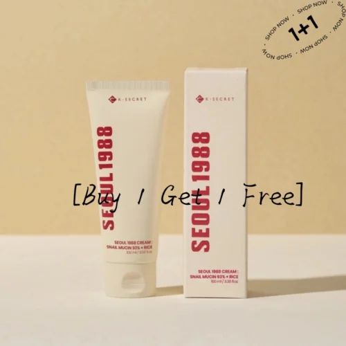 [Buy 1 Get 1 Free]𝙨𝙚𝙤𝙪𝙡1988 Snail Mucin Cream – 93% + Rice
